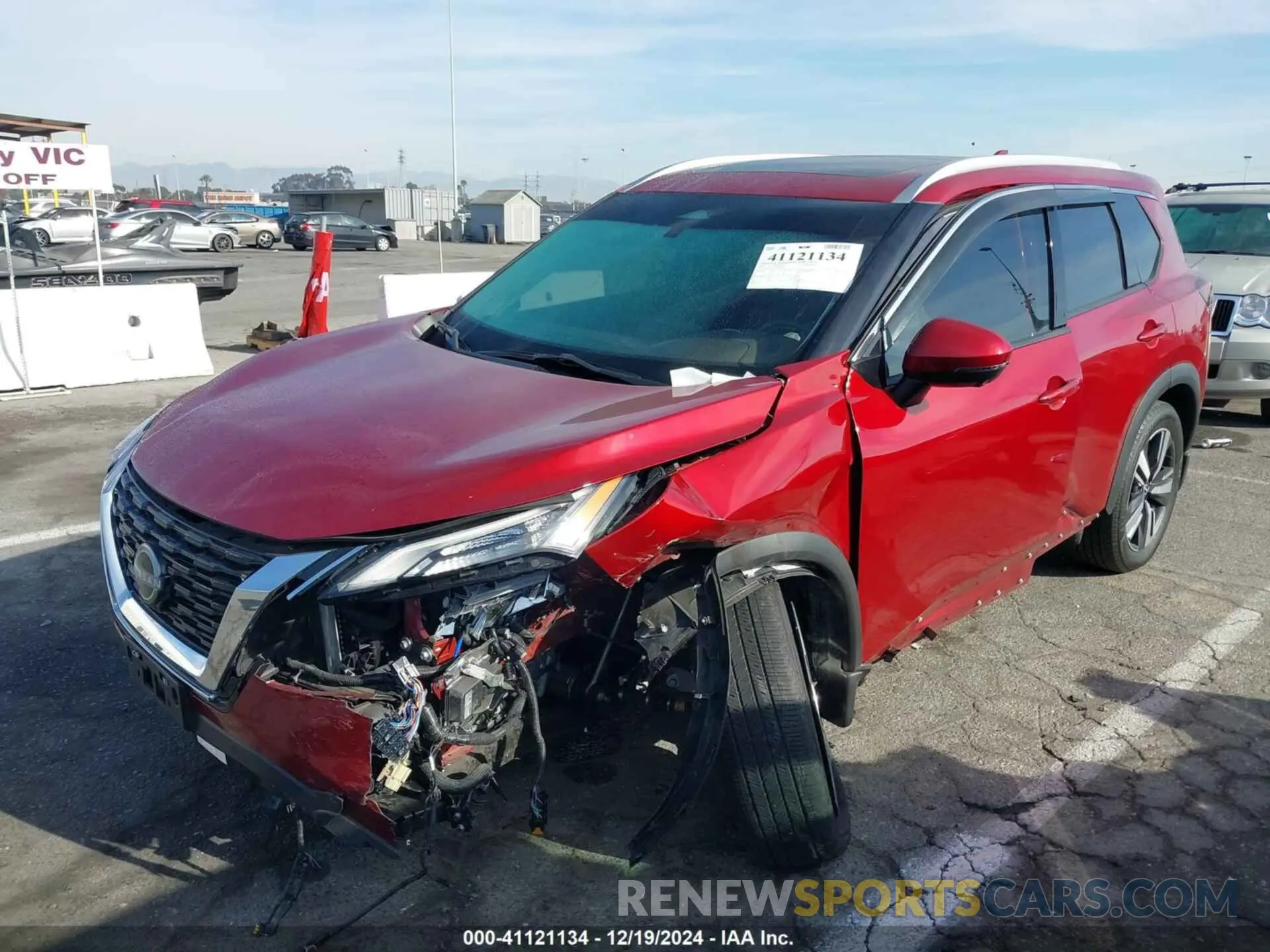 2 fotografías del automóvil dañado 5N1BT3CA6PC682991 NISSAN ROGUE 2023