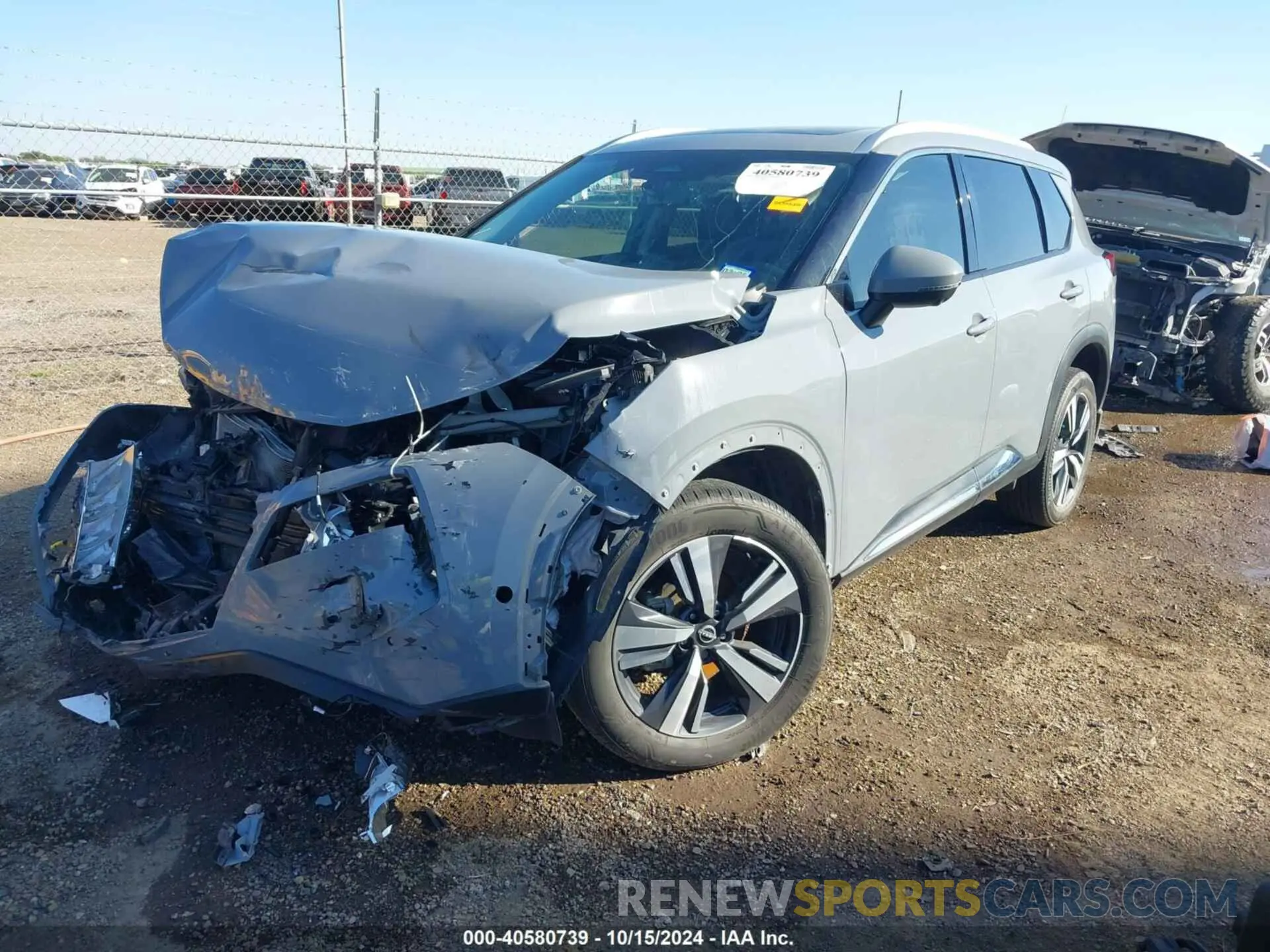 2 fotografías del automóvil dañado 5N1BT3CA9PC736350 NISSAN ROGUE 2023