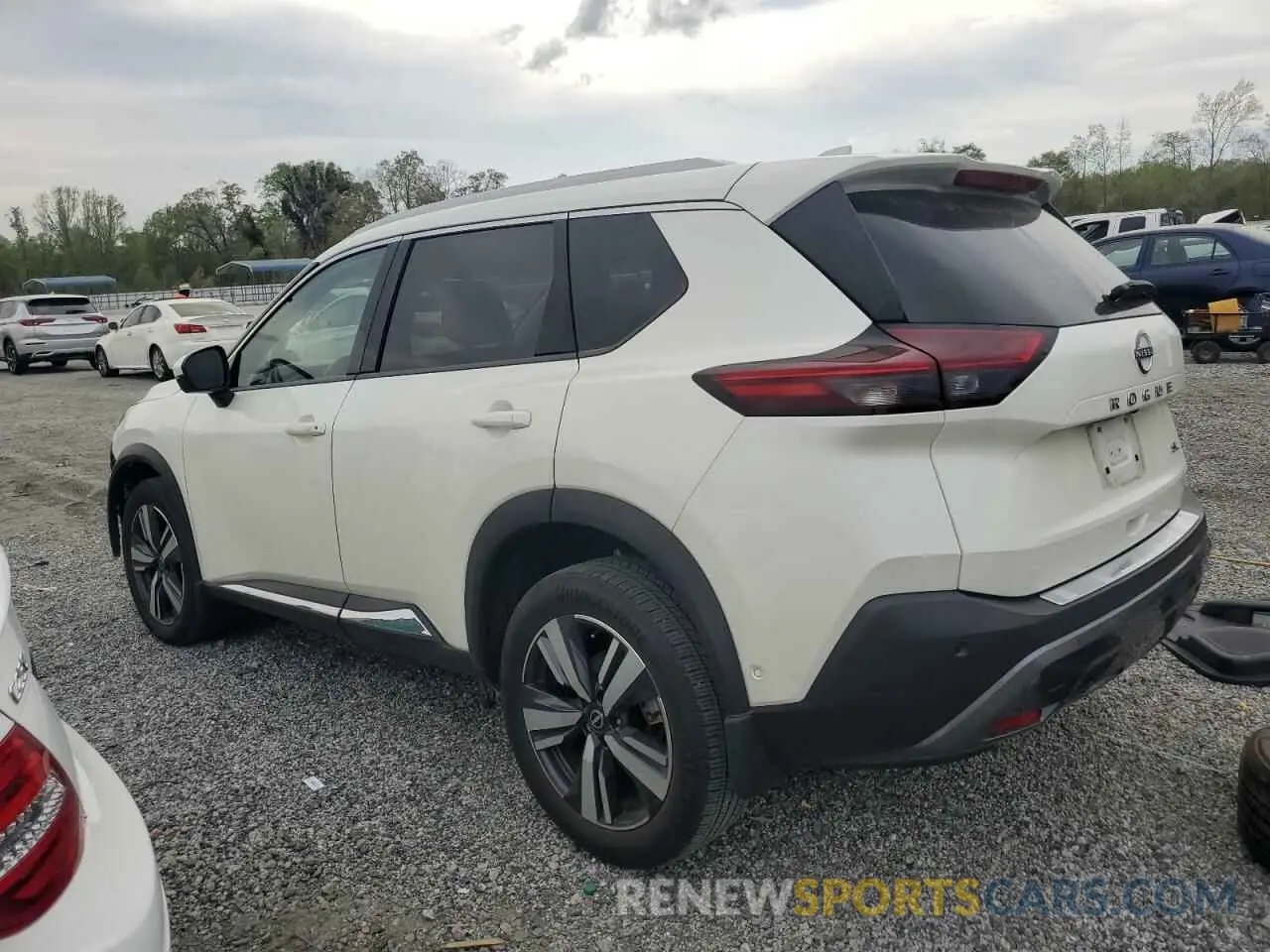2 fotografías del automóvil dañado 5N1BT3CA9PC930117 NISSAN ROGUE 2023