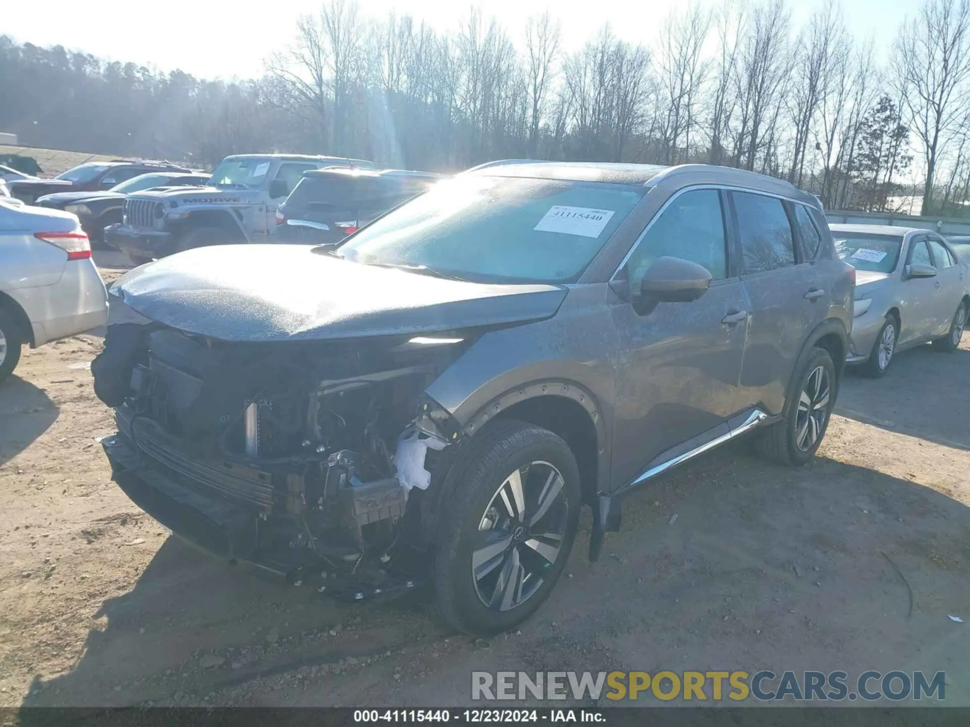 2 fotografías del automóvil dañado 5N1BT3CAXPC691144 NISSAN ROGUE 2023