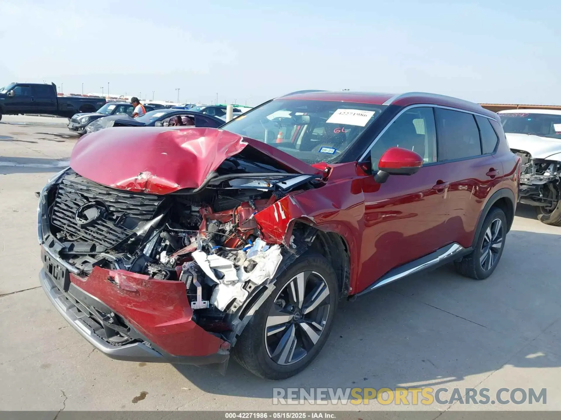 2 fotografías del automóvil dañado 5N1BT3CB0PC809971 NISSAN ROGUE 2023