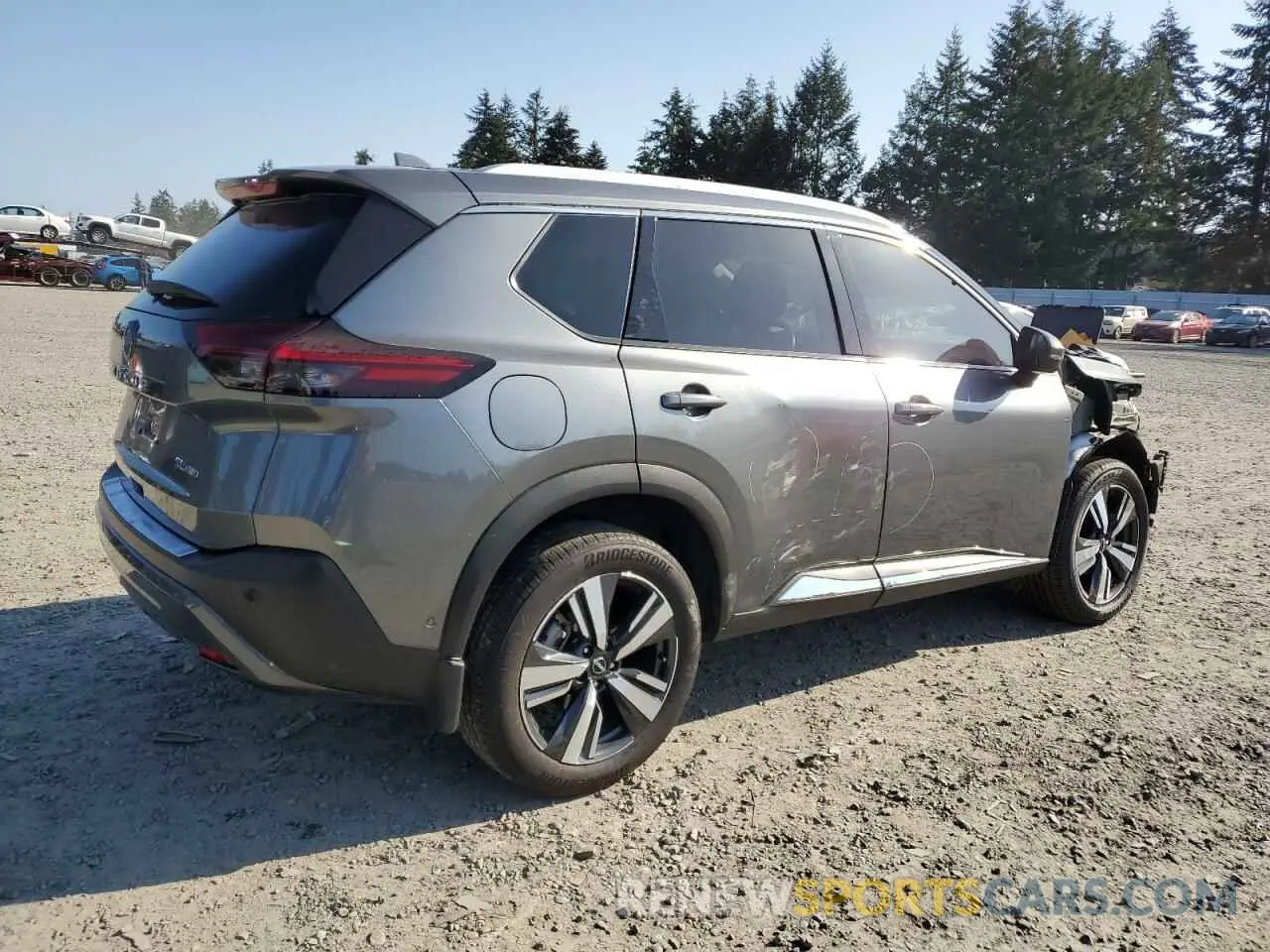 3 fotografías del automóvil dañado 5N1BT3CB0PC917197 NISSAN ROGUE 2023
