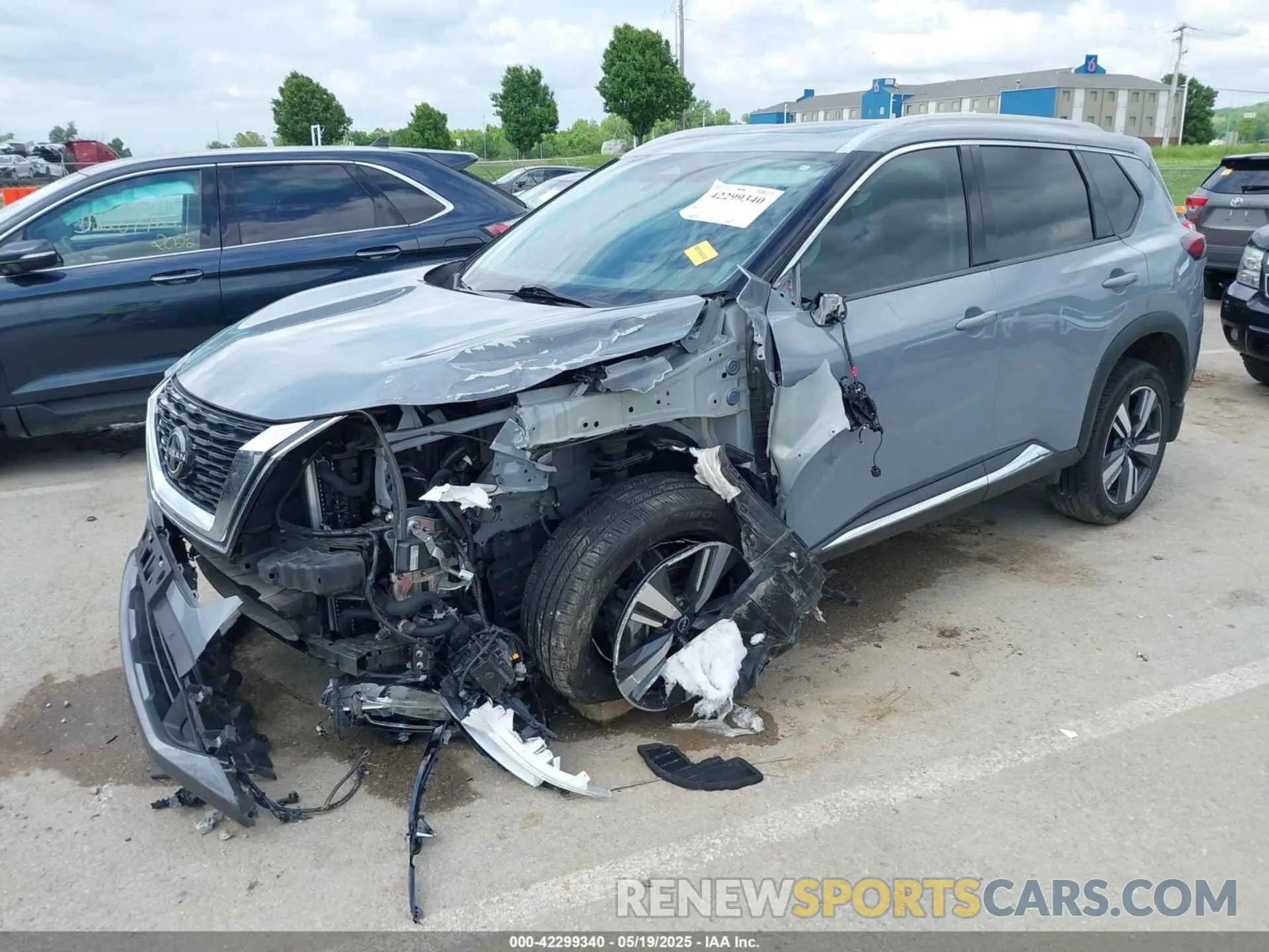 2 fotografías del automóvil dañado 5N1BT3CB3PC753847 NISSAN ROGUE 2023