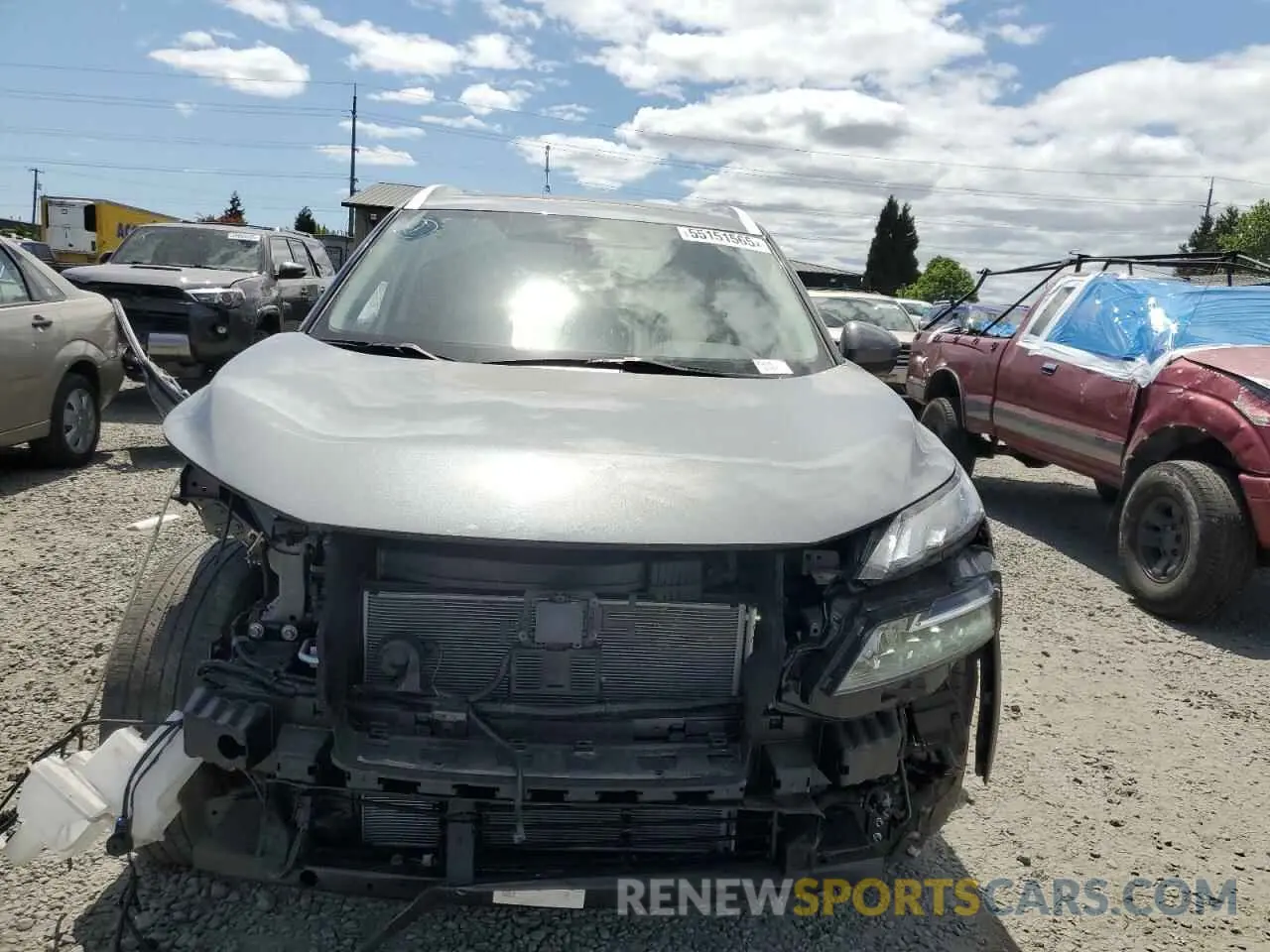 5 fotografías del automóvil dañado 5N1BT3CB6PC763501 NISSAN ROGUE 2023