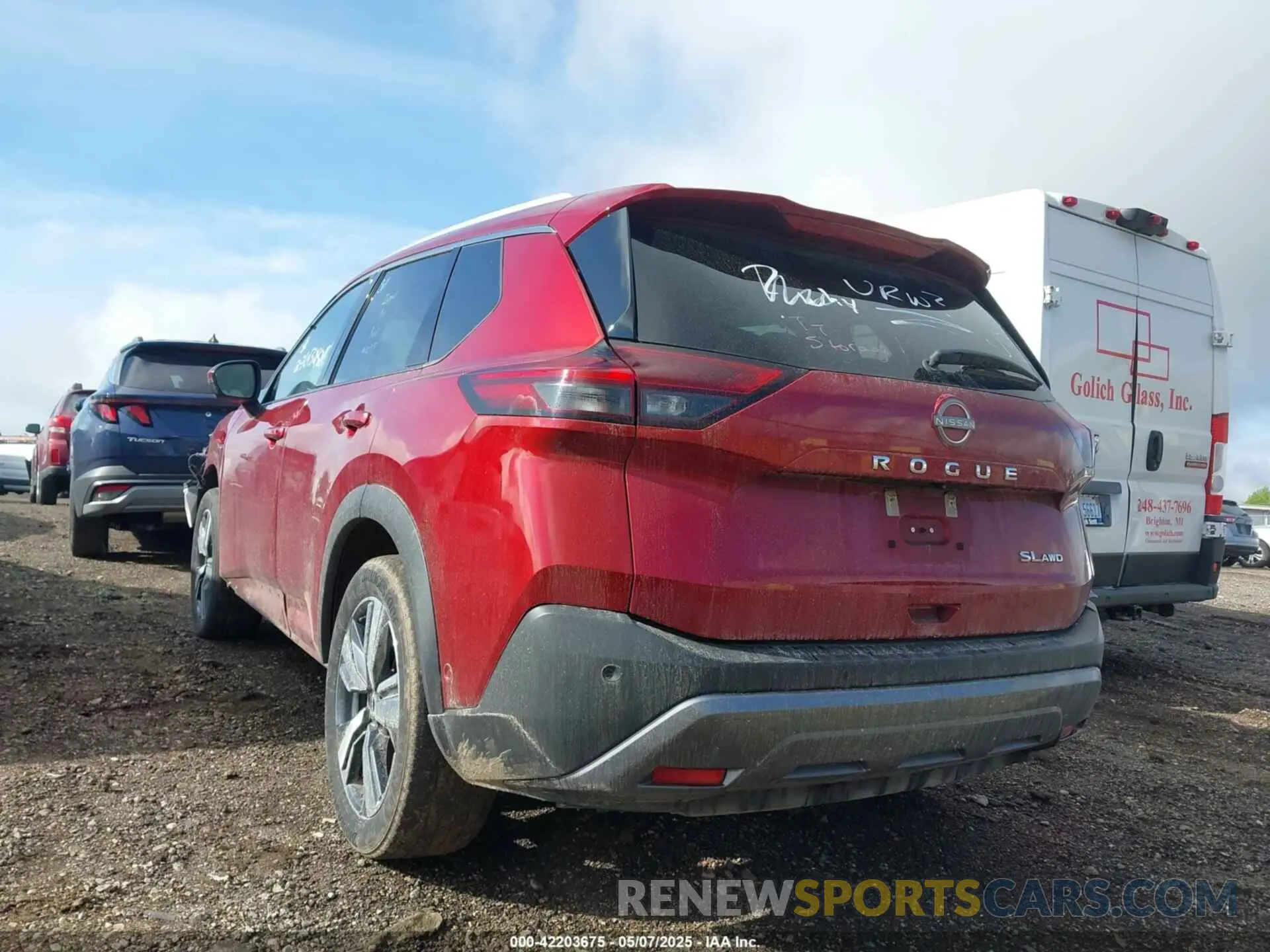 3 fotografías del automóvil dañado 5N1BT3CB6PC800062 NISSAN ROGUE 2023