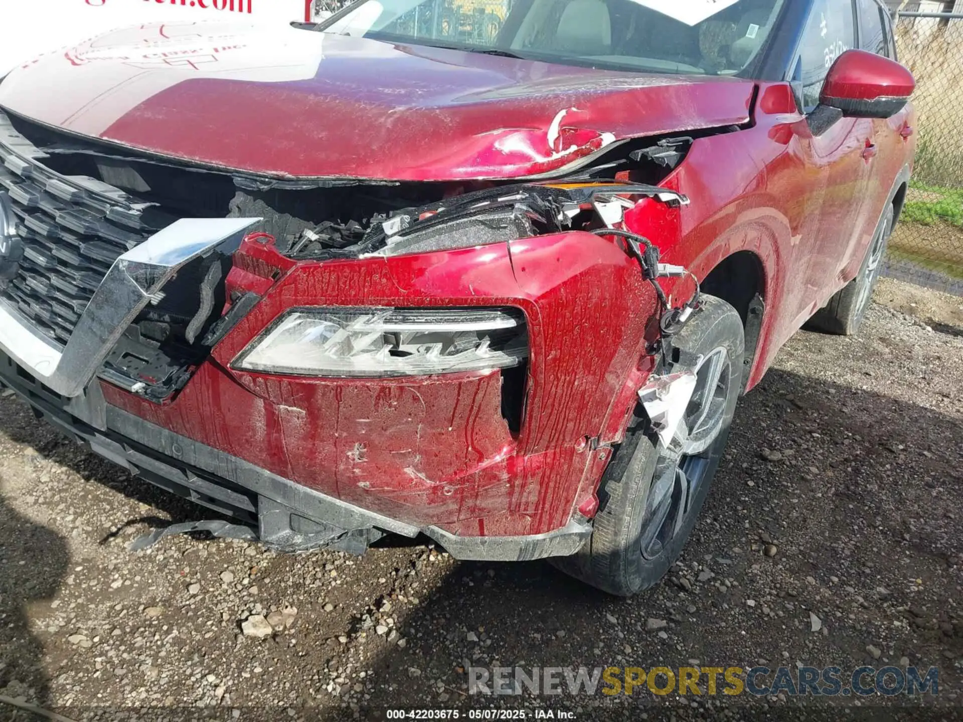 6 fotografías del automóvil dañado 5N1BT3CB6PC800062 NISSAN ROGUE 2023