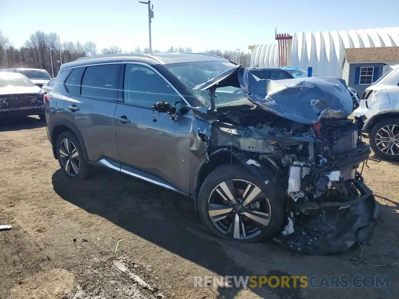 4 fotografías del automóvil dañado 5N1BT3CB8PC752886 NISSAN ROGUE 2023