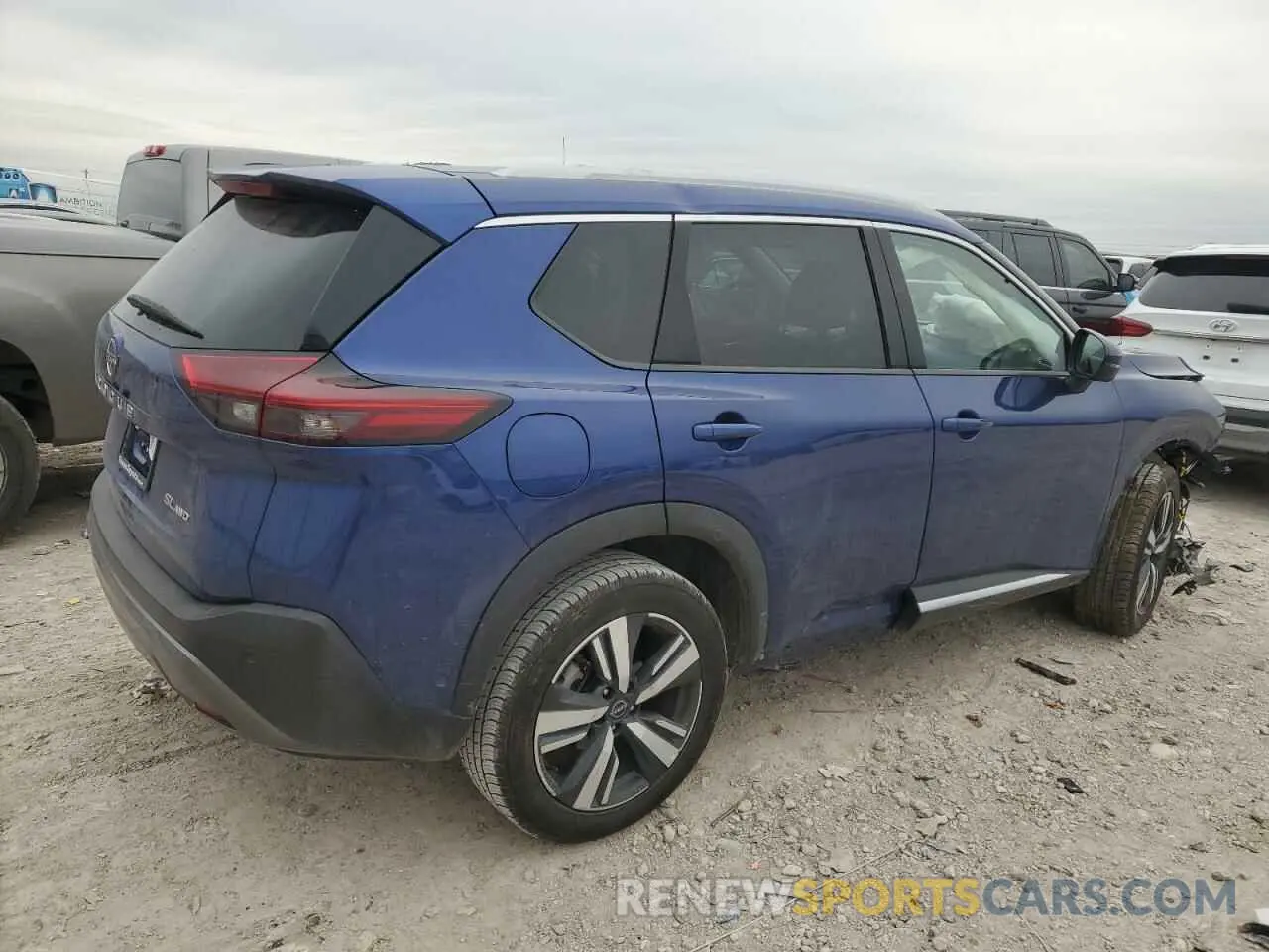 3 fotografías del automóvil dañado 5N1BT3CB8PC807076 NISSAN ROGUE 2023