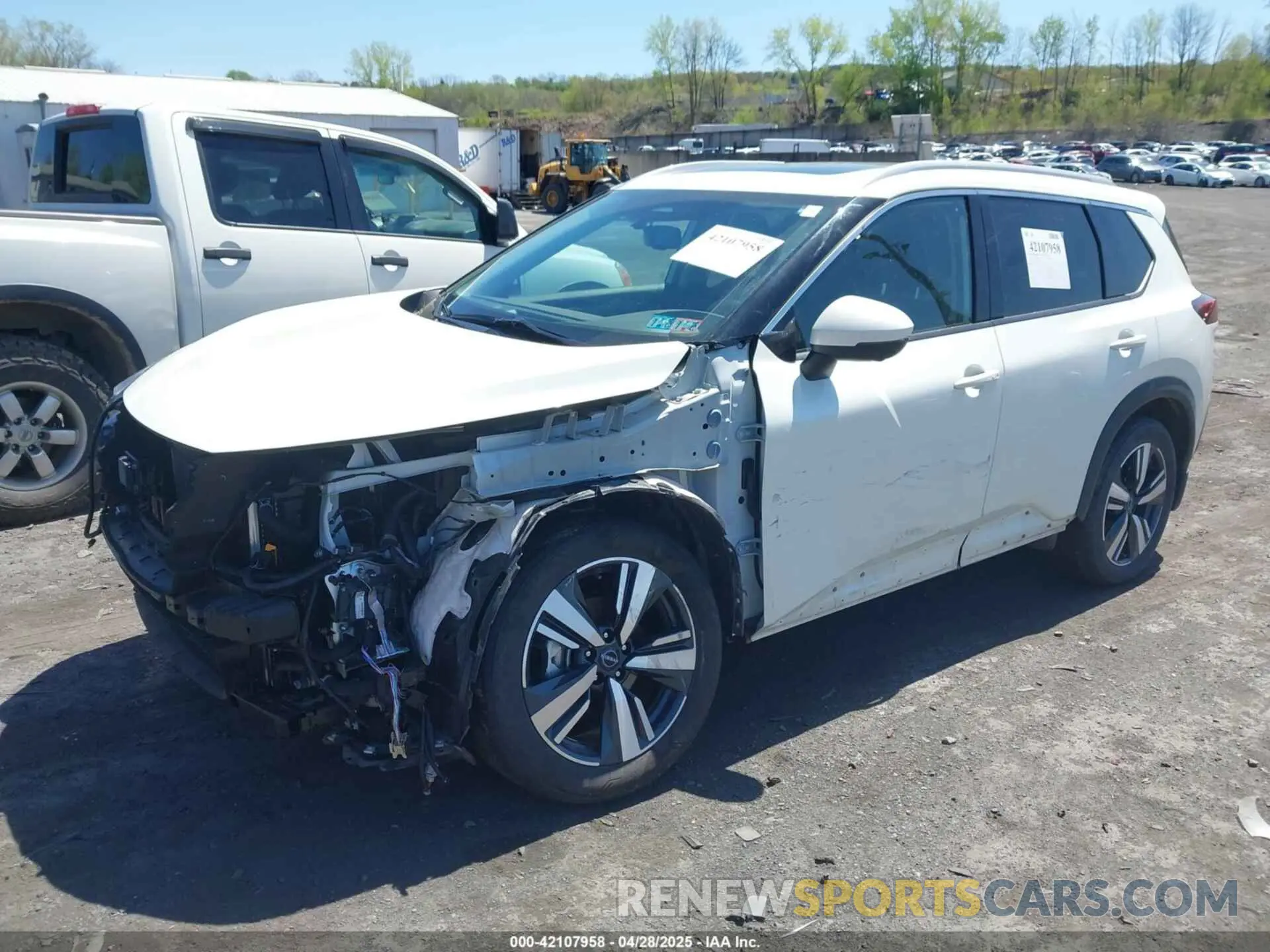 2 fotografías del automóvil dañado 5N1BT3CBXPC842427 NISSAN ROGUE 2023