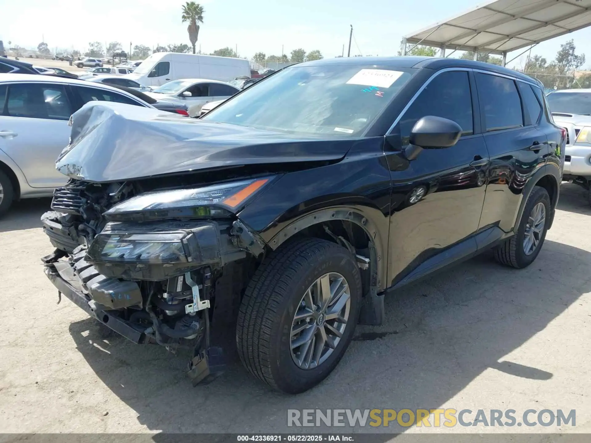 2 fotografías del automóvil dañado JN8BT3AA7PW409763 NISSAN ROGUE 2023