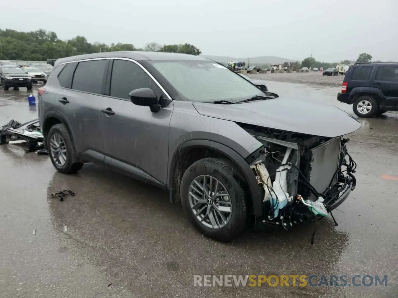 4 fotografías del automóvil dañado JN8BT3AA7PW410654 NISSAN ROGUE 2023