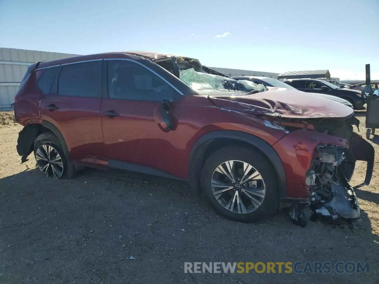 4 fotografías del automóvil dañado JN8BT3BA0PW001135 NISSAN ROGUE 2023