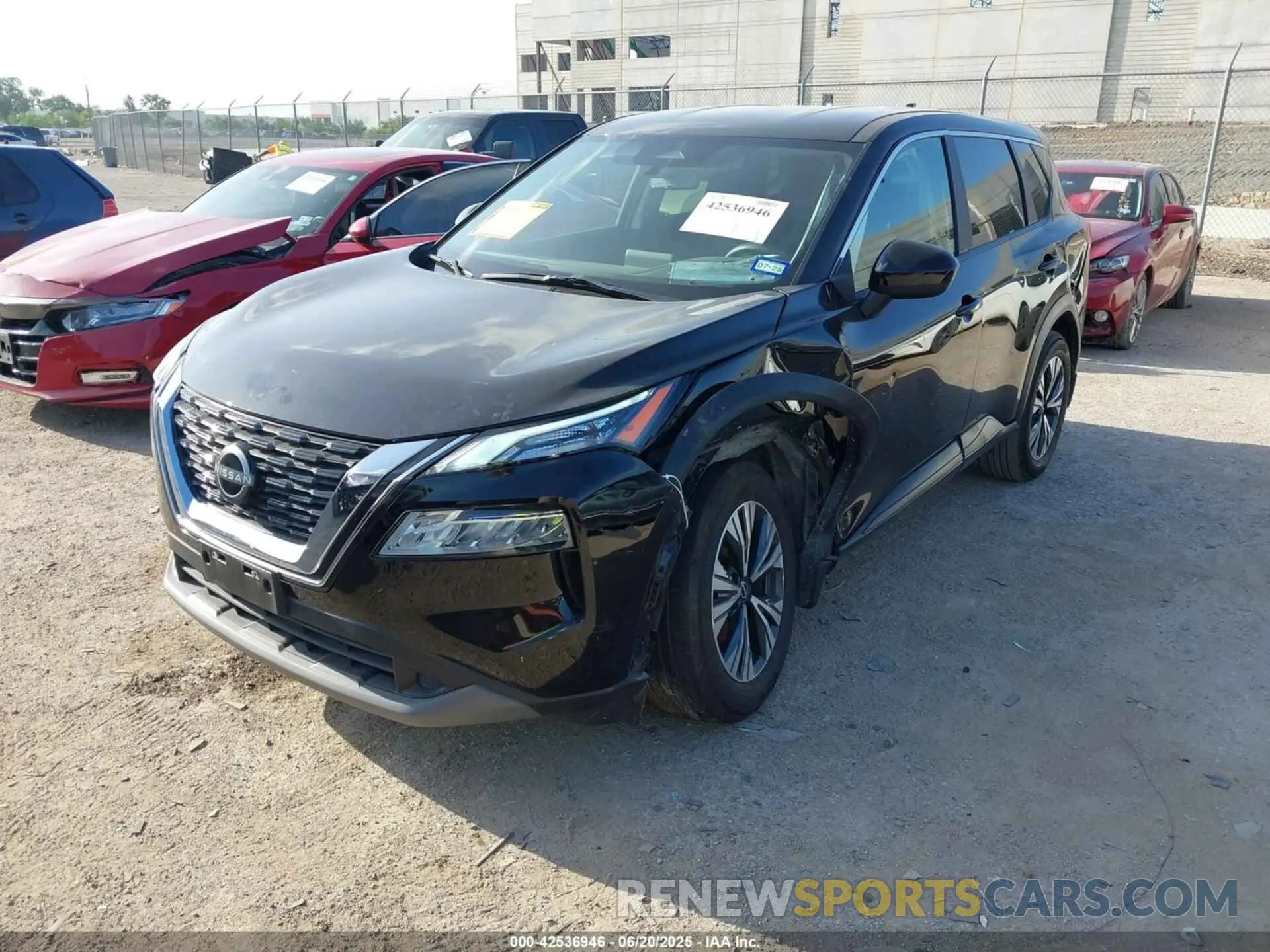 2 fotografías del automóvil dañado JN8BT3BA1PW421910 NISSAN ROGUE 2023