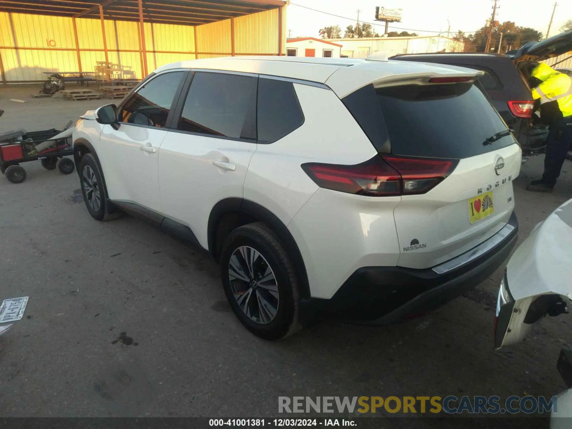 3 fotografías del automóvil dañado JN8BT3BA1PW427061 NISSAN ROGUE 2023