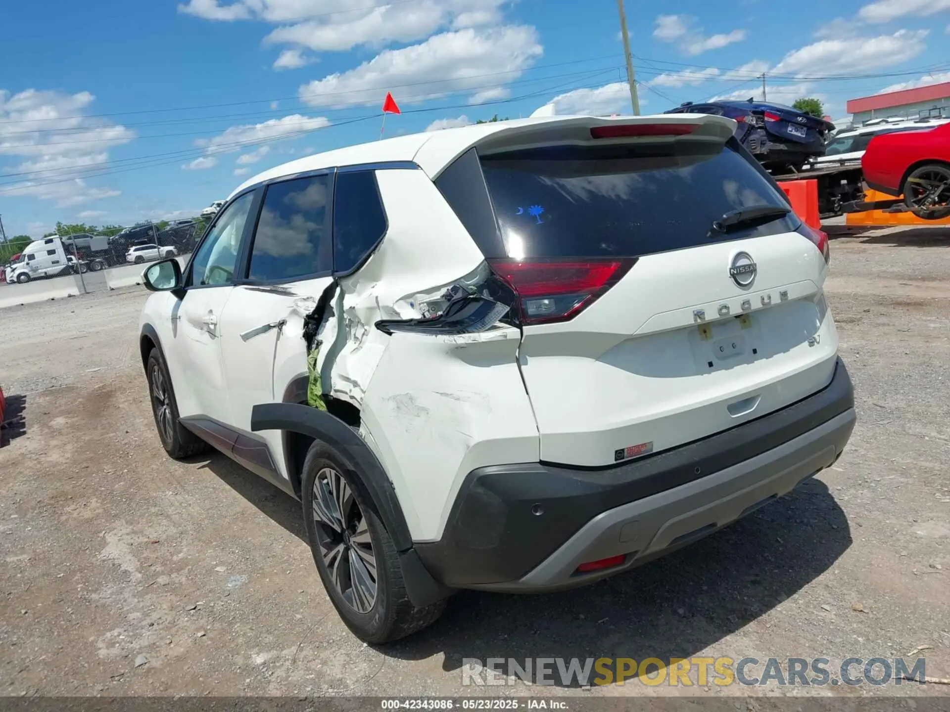 3 fotografías del automóvil dañado JN8BT3BA1PW430588 NISSAN ROGUE 2023