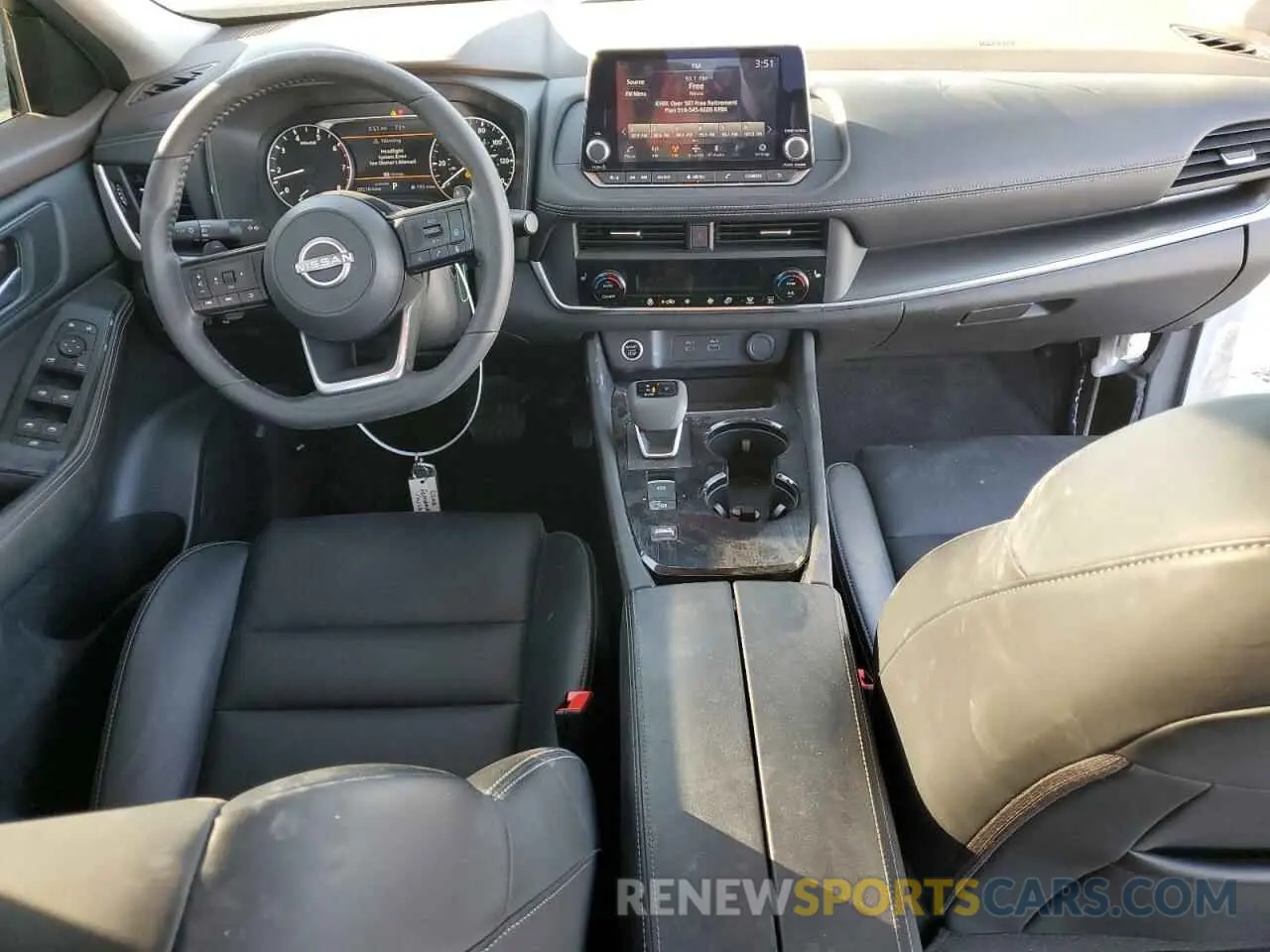 8 fotografías del automóvil dañado JN8BT3BA2PW013979 NISSAN ROGUE 2023