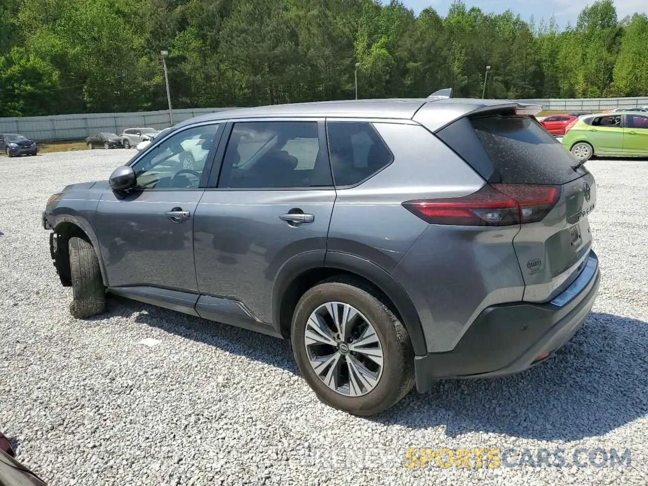 2 fotografías del automóvil dañado JN8BT3BA2PW409488 NISSAN ROGUE 2023