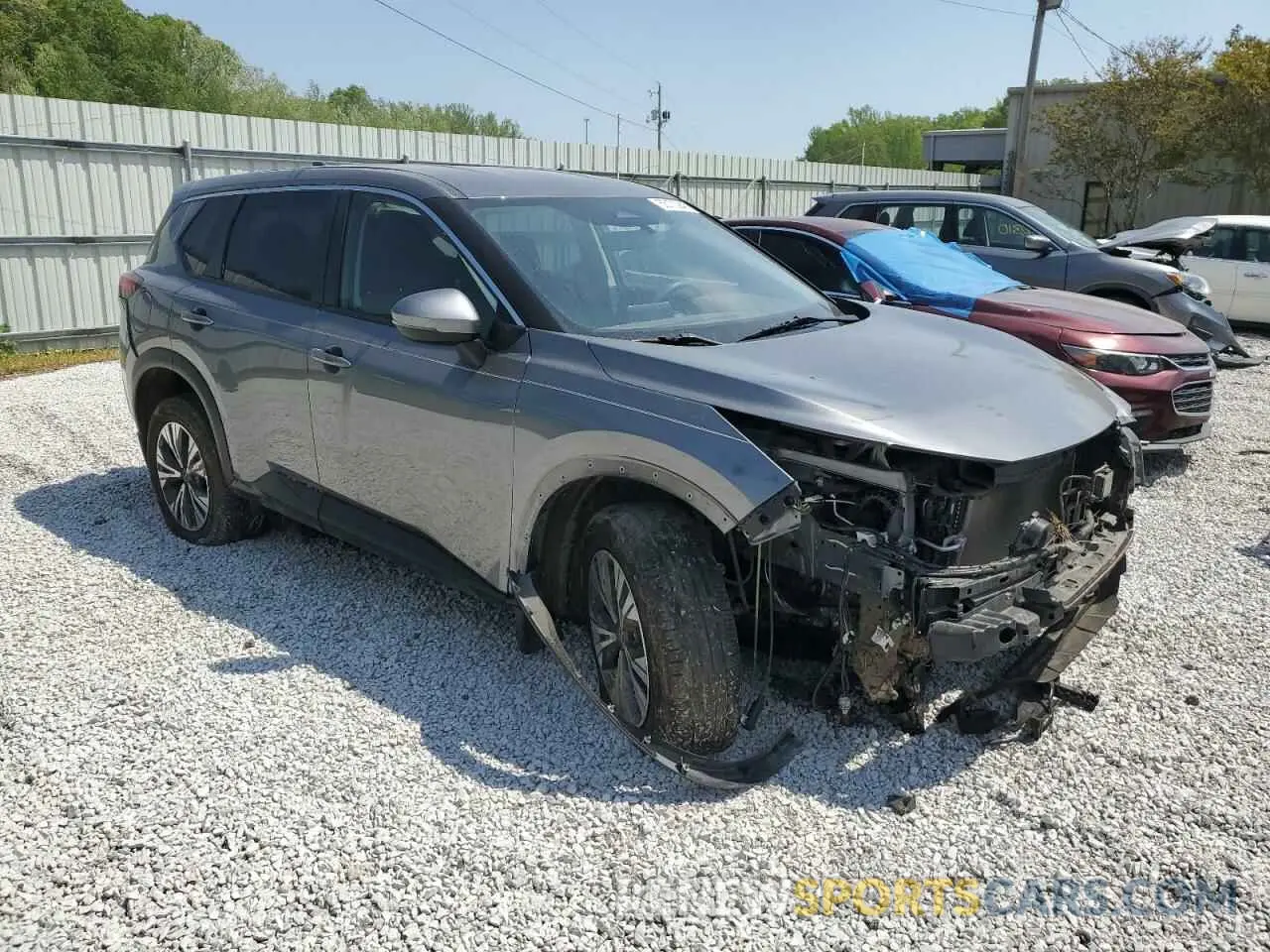 4 fotografías del automóvil dañado JN8BT3BA2PW409488 NISSAN ROGUE 2023