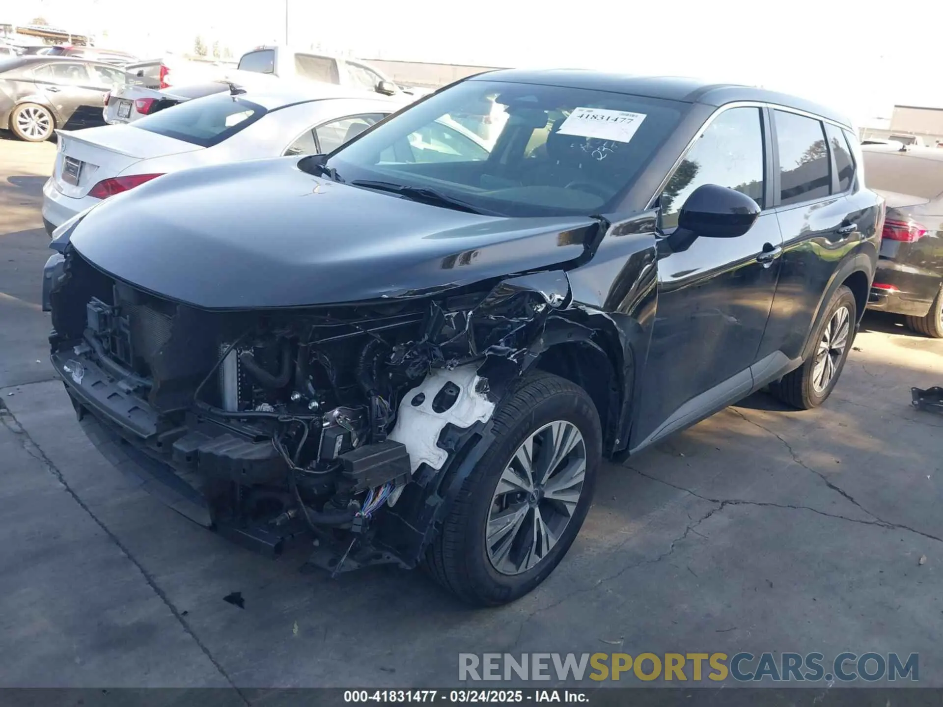 2 fotografías del automóvil dañado JN8BT3BA3PW433895 NISSAN ROGUE 2023