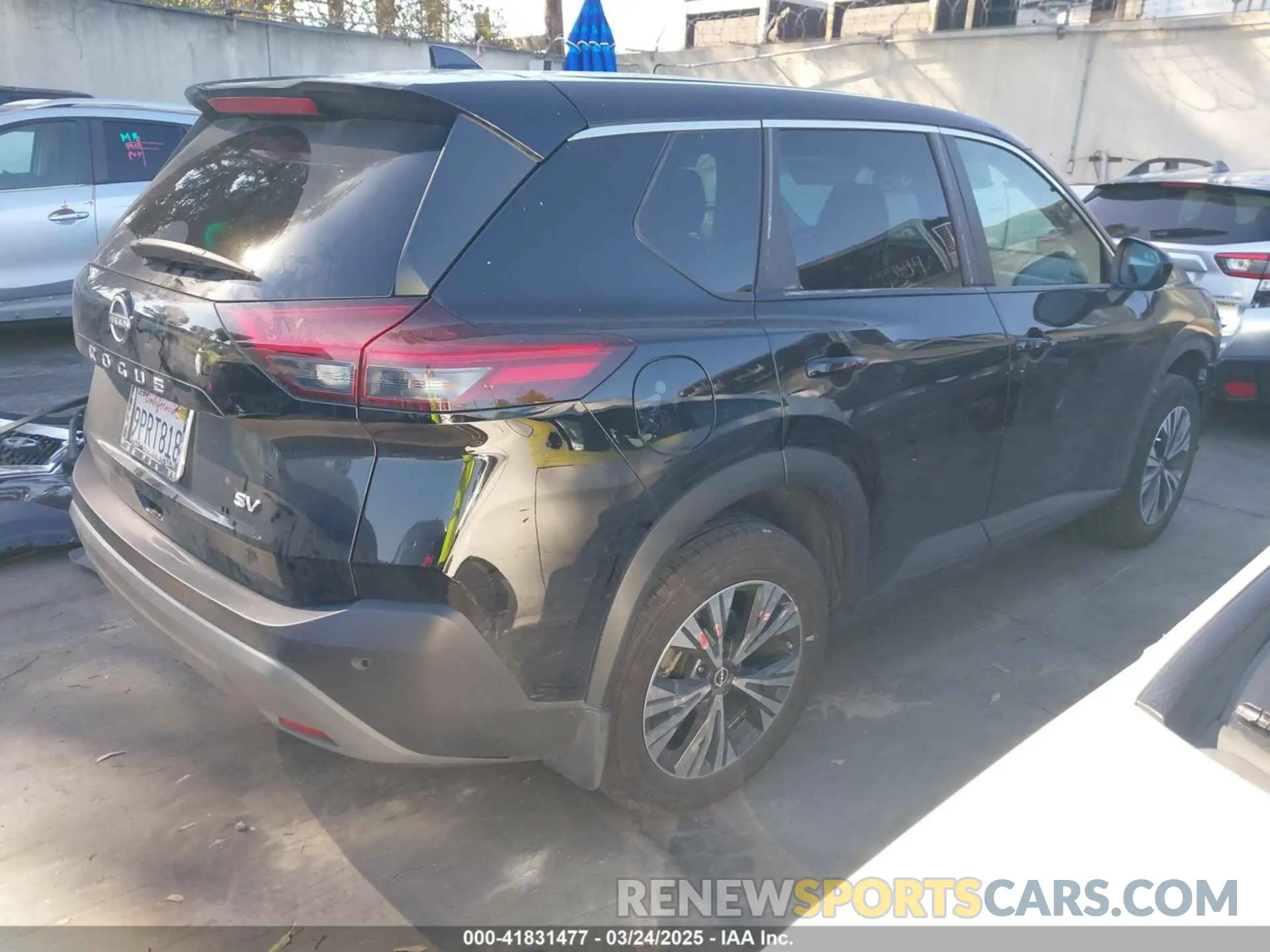 4 fotografías del automóvil dañado JN8BT3BA3PW433895 NISSAN ROGUE 2023