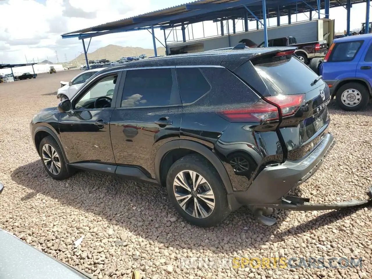 2 fotografías del automóvil dañado JN8BT3BA4PW417415 NISSAN ROGUE 2023