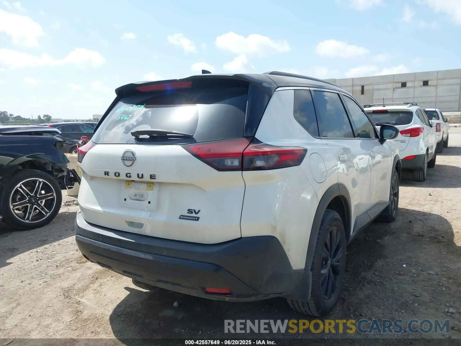 4 fotografías del automóvil dañado JN8BT3BA6PW009112 NISSAN ROGUE 2023