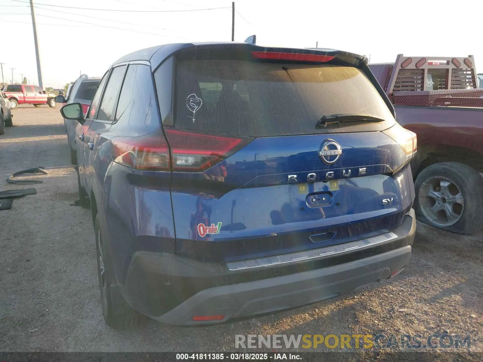 3 fotografías del automóvil dañado JN8BT3BA6PW436242 NISSAN ROGUE 2023