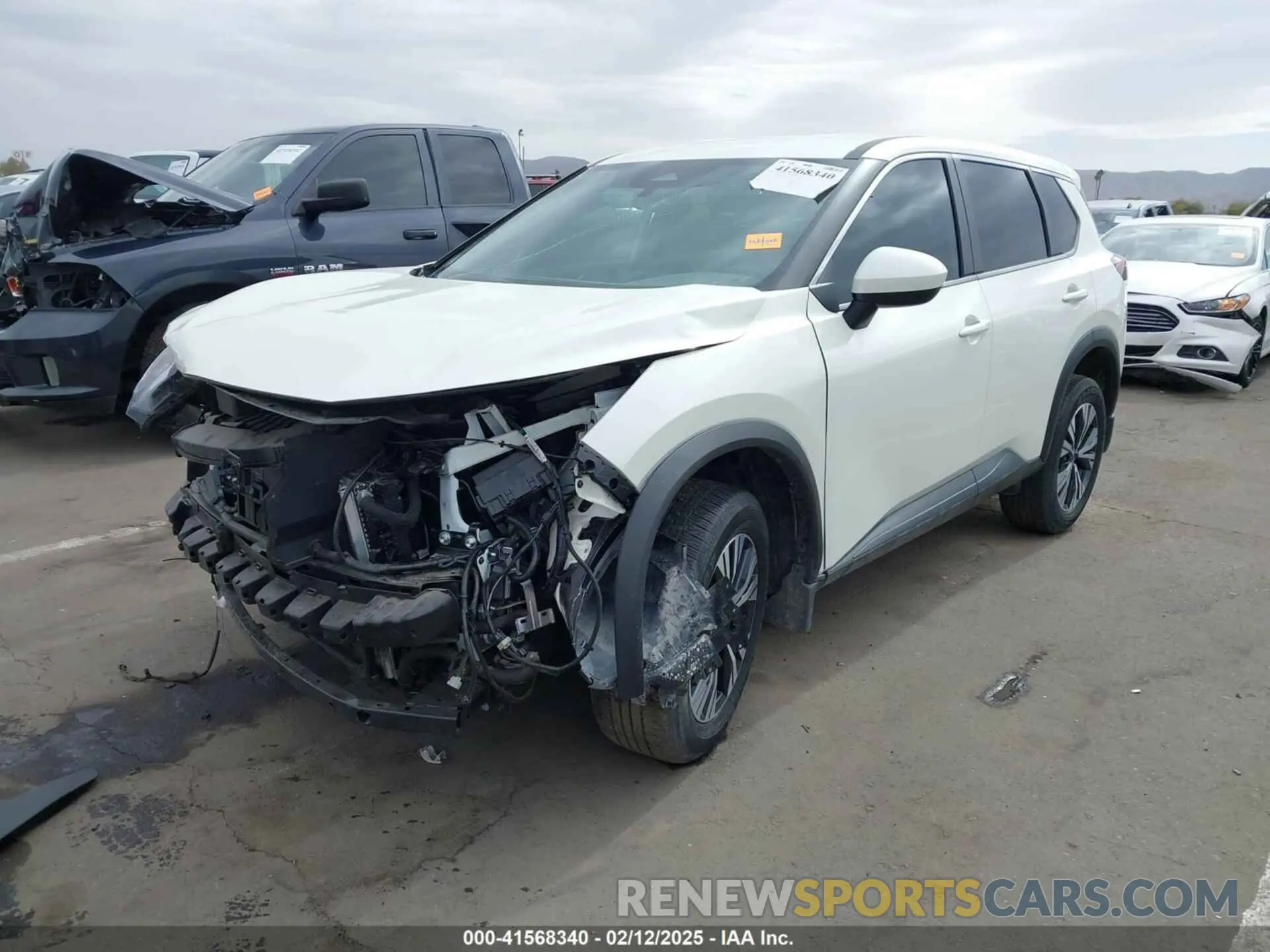 2 fotografías del automóvil dañado JN8BT3BA7PW429557 NISSAN ROGUE 2023