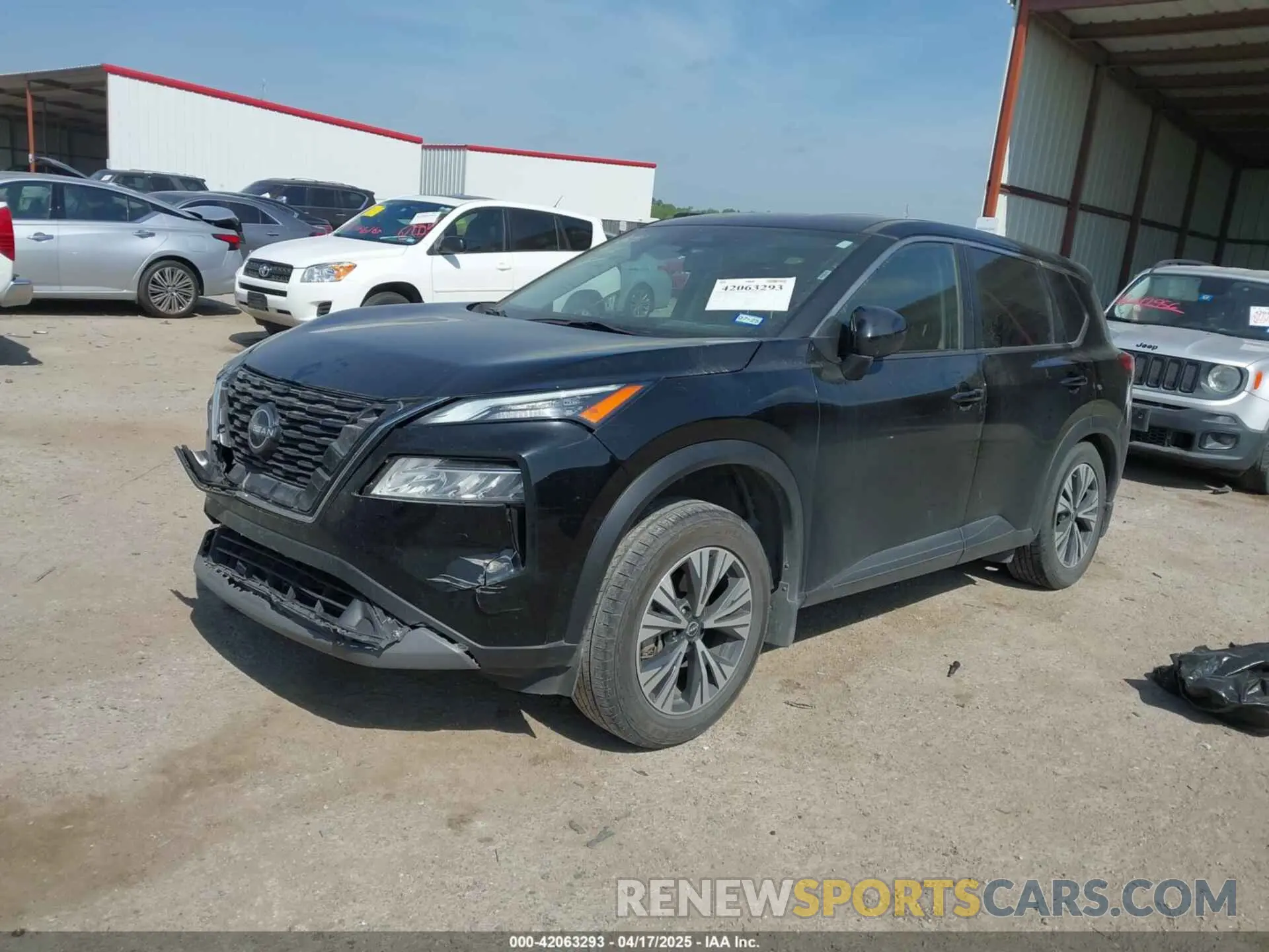 2 fotografías del automóvil dañado JN8BT3BA8PW005658 NISSAN ROGUE 2023