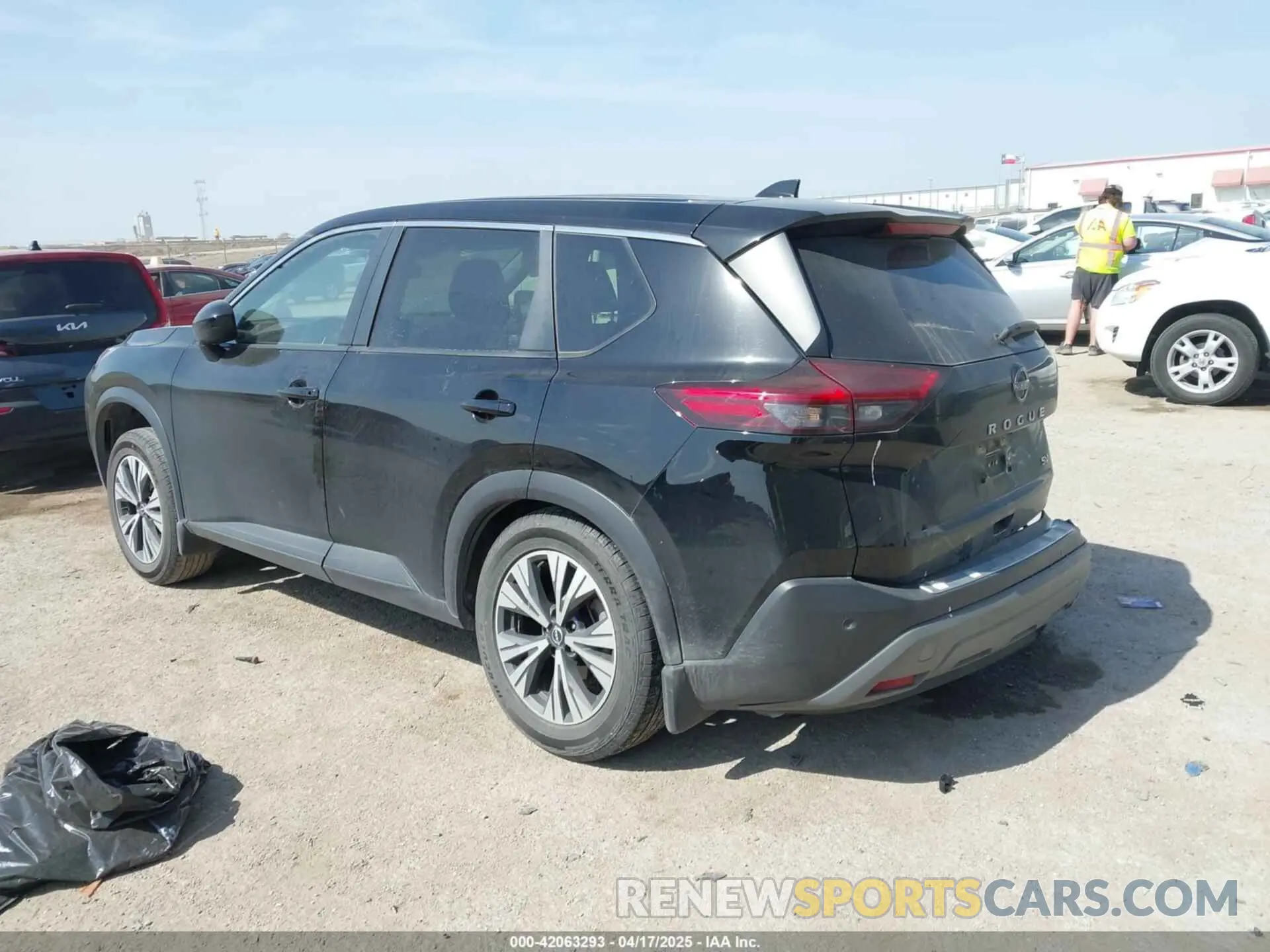 3 fotografías del automóvil dañado JN8BT3BA8PW005658 NISSAN ROGUE 2023
