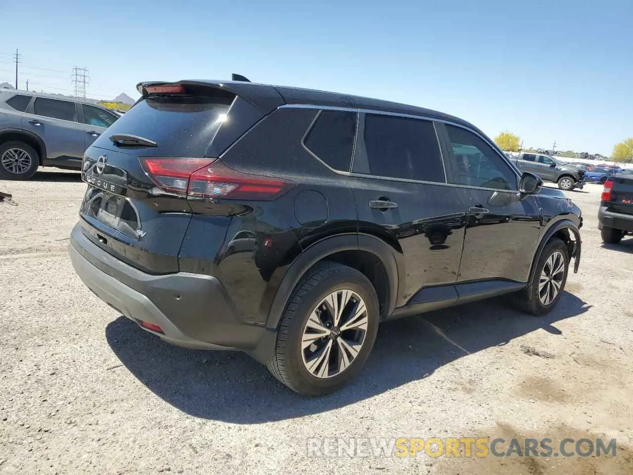 3 fotografías del automóvil dañado JN8BT3BA9PW405812 NISSAN ROGUE 2023