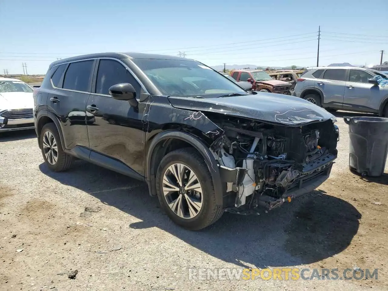 4 fotografías del automóvil dañado JN8BT3BA9PW405812 NISSAN ROGUE 2023