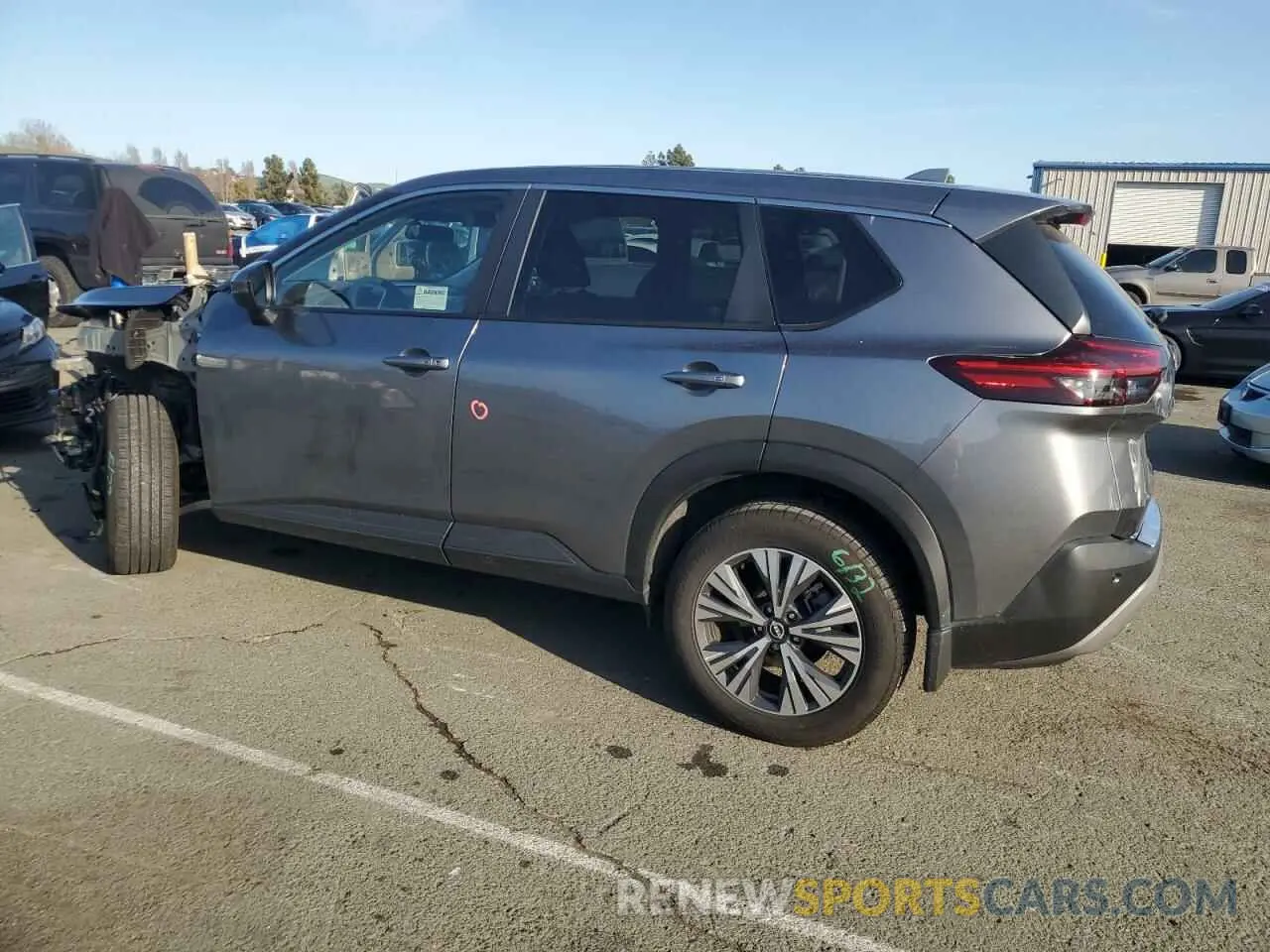 2 fotografías del automóvil dañado JN8BT3BAXPW407441 NISSAN ROGUE 2023