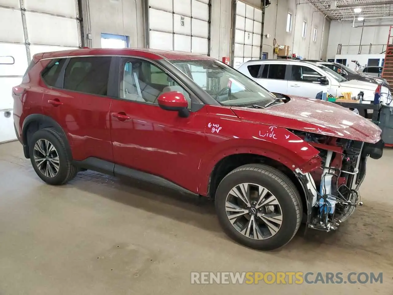 4 fotografías del automóvil dañado JN8BT3BB0PW202655 NISSAN ROGUE 2023