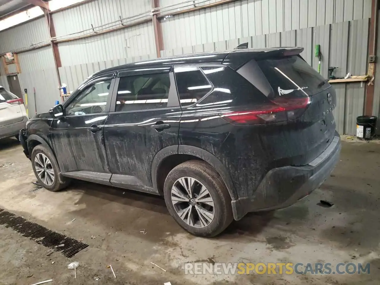 2 fotografías del automóvil dañado JN8BT3BB0PW471643 NISSAN ROGUE 2023