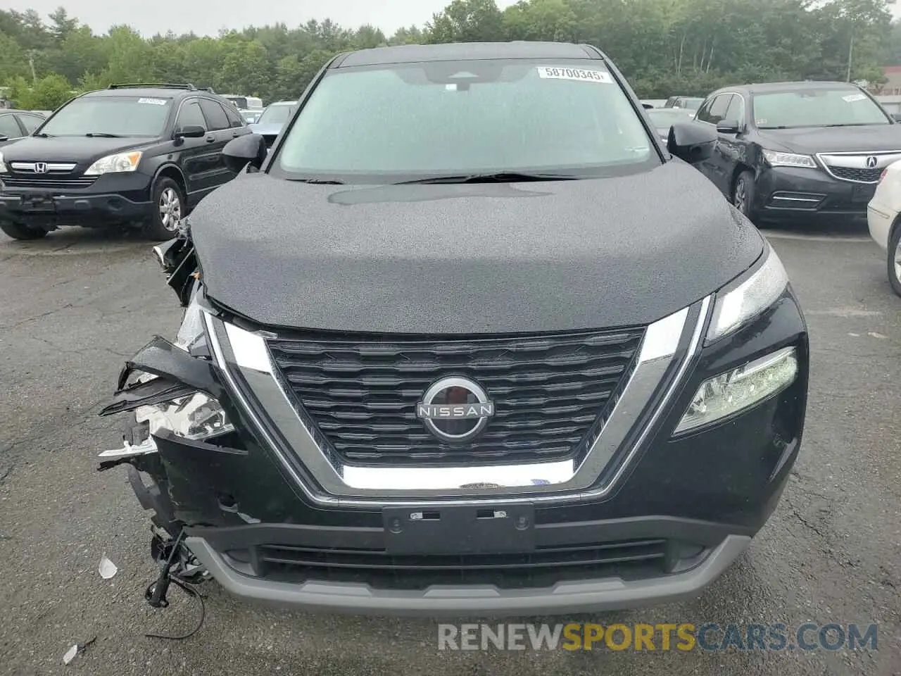 5 fotografías del automóvil dañado JN8BT3BB0PW472534 NISSAN ROGUE 2023
