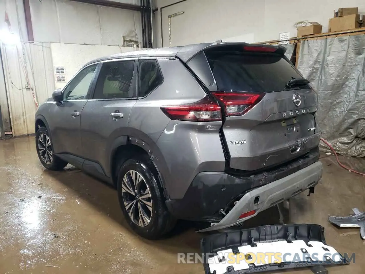2 fotografías del automóvil dañado JN8BT3BB0PW474722 NISSAN ROGUE 2023
