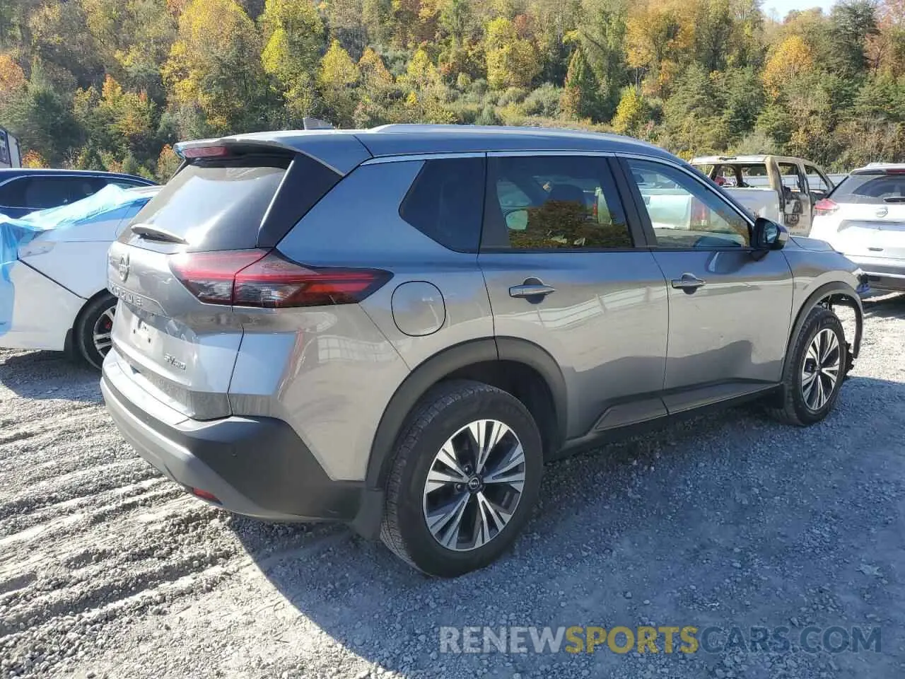 3 fotografías del automóvil dañado JN8BT3BB0PW492296 NISSAN ROGUE 2023