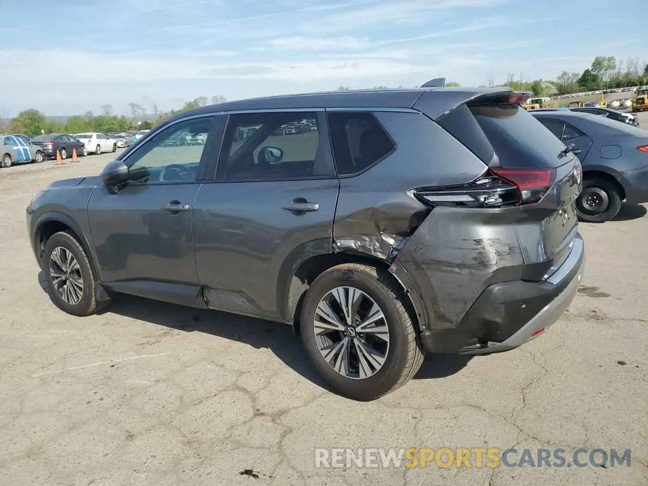 2 fotografías del automóvil dañado JN8BT3BB1PW184229 NISSAN ROGUE 2023