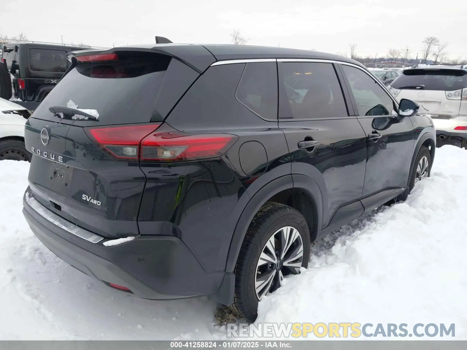 4 fotografías del automóvil dañado JN8BT3BB1PW187521 NISSAN ROGUE 2023