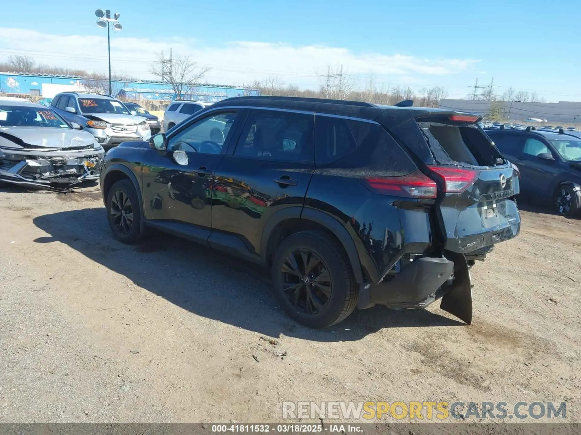 3 fotografías del automóvil dañado JN8BT3BB2PW183588 NISSAN ROGUE 2023