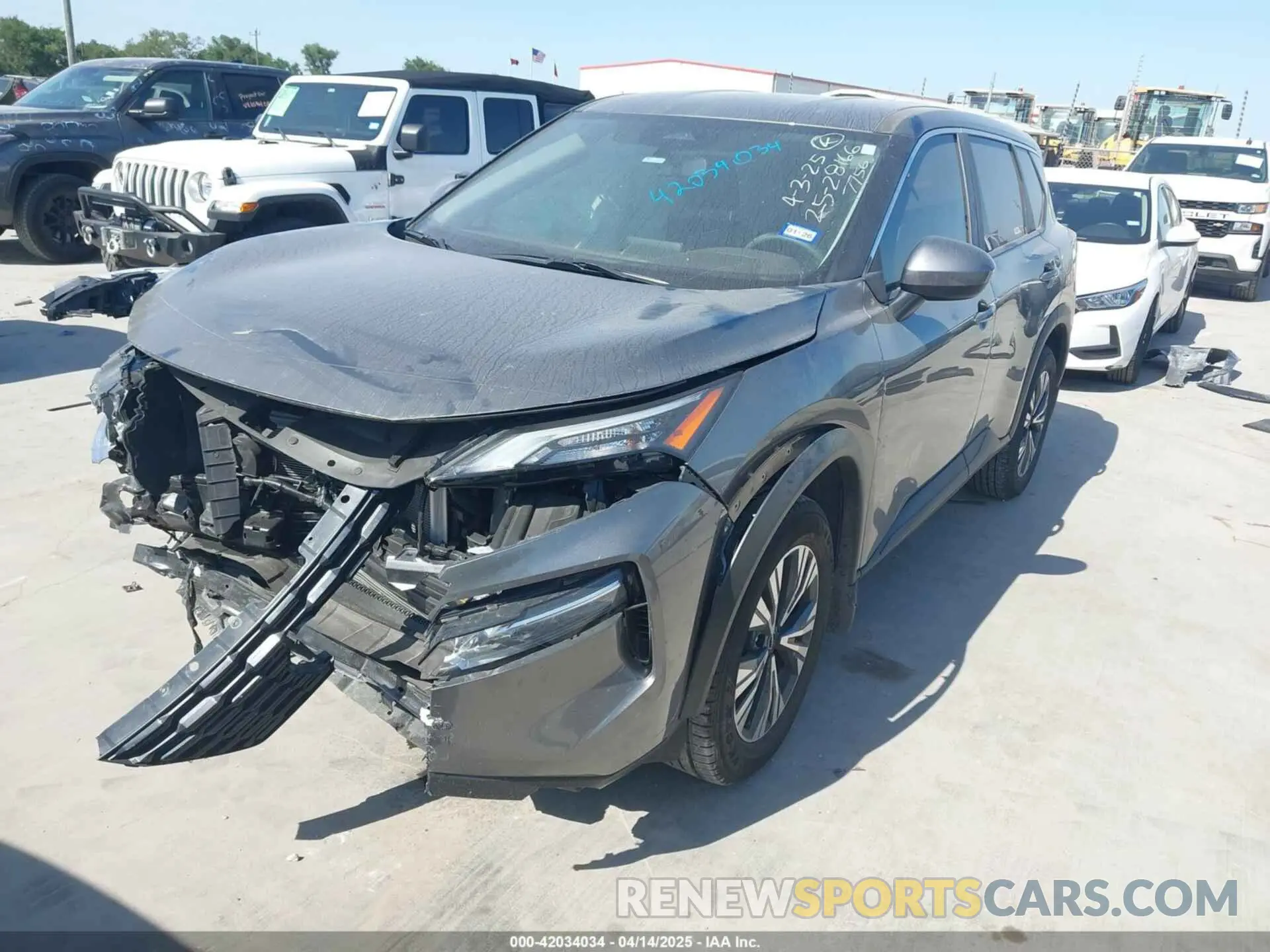 2 fotografías del automóvil dañado JN8BT3BB2PW357756 NISSAN ROGUE 2023