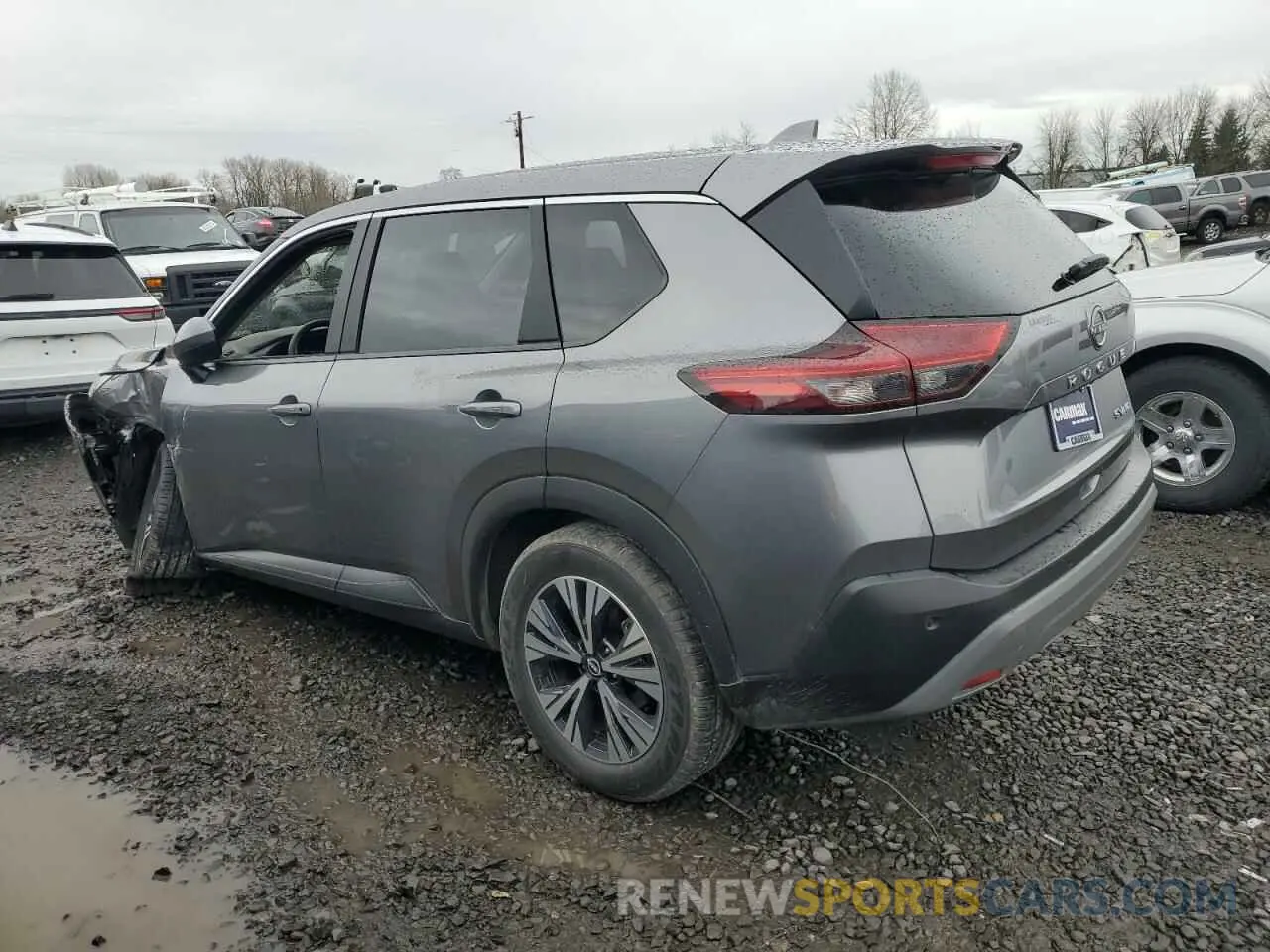 2 fotografías del automóvil dañado JN8BT3BB3PW187164 NISSAN ROGUE 2023