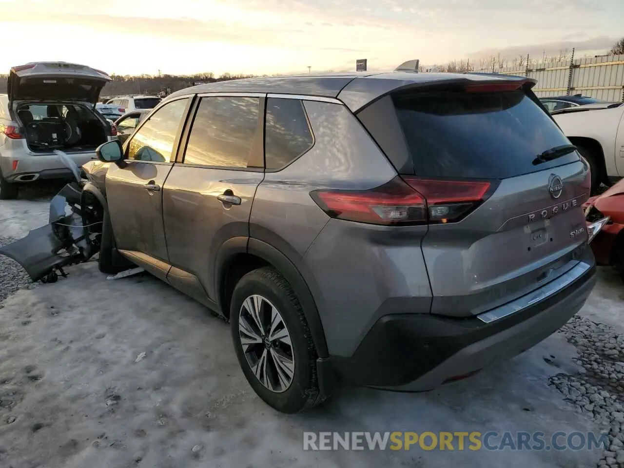 2 fotografías del automóvil dañado JN8BT3BB3PW469174 NISSAN ROGUE 2023