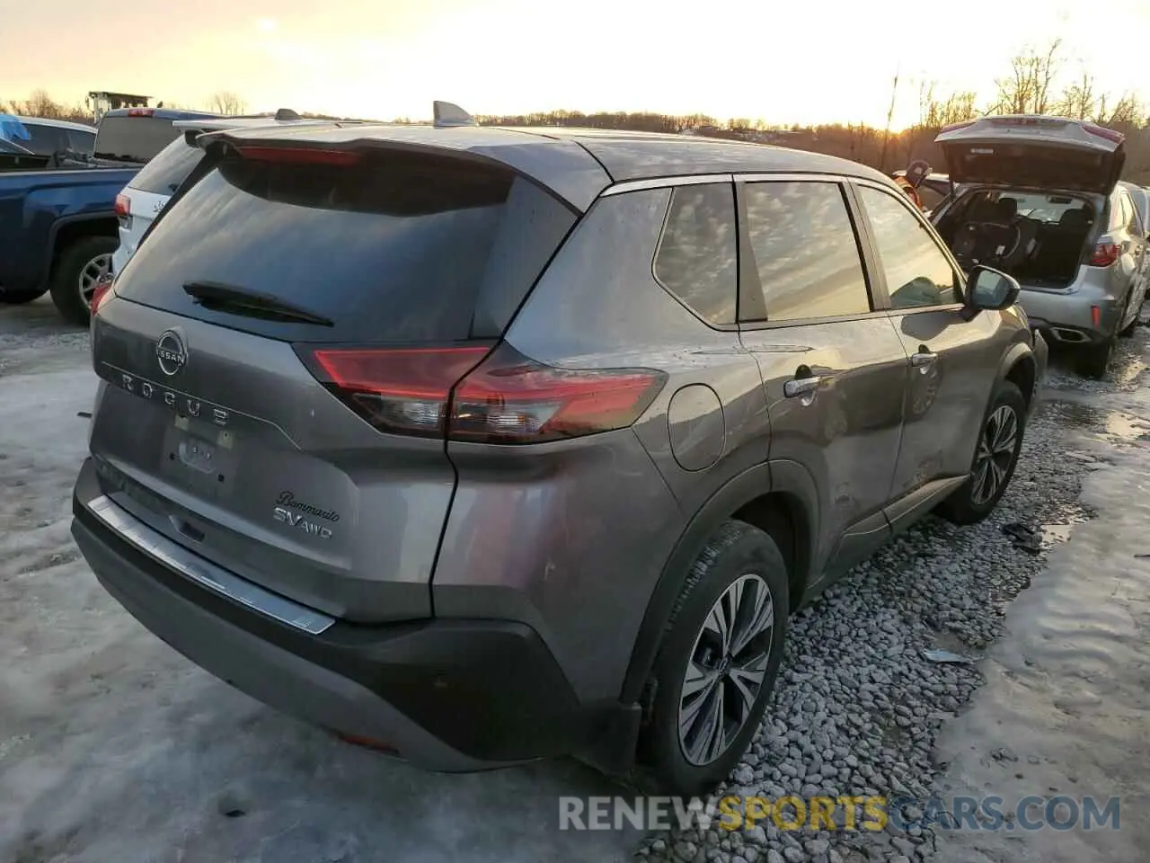 3 fotografías del automóvil dañado JN8BT3BB3PW469174 NISSAN ROGUE 2023