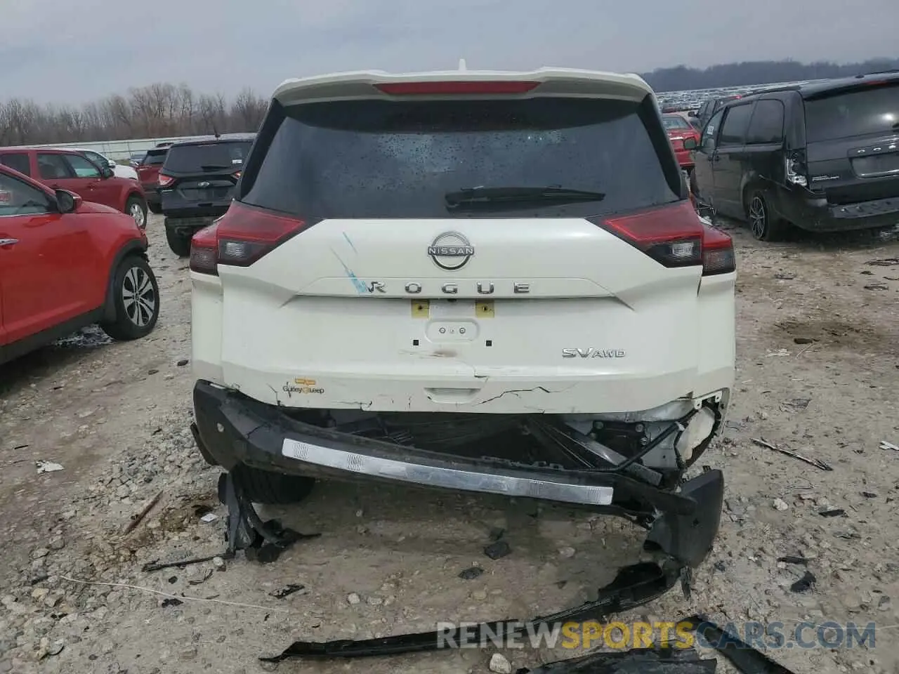 6 fotografías del automóvil dañado JN8BT3BB3PW471488 NISSAN ROGUE 2023