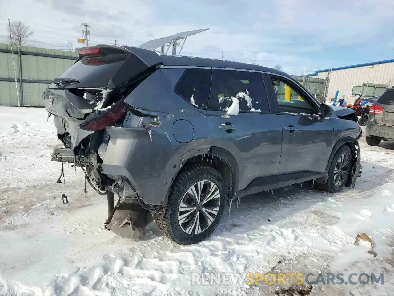 3 fotografías del automóvil dañado JN8BT3BB4PW353885 NISSAN ROGUE 2023
