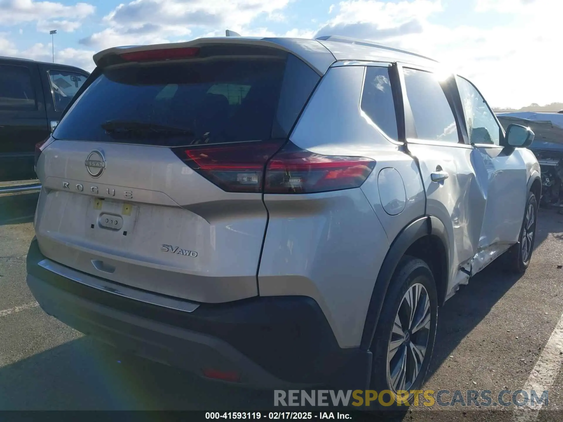 4 fotografías del automóvil dañado JN8BT3BB5PW214218 NISSAN ROGUE 2023