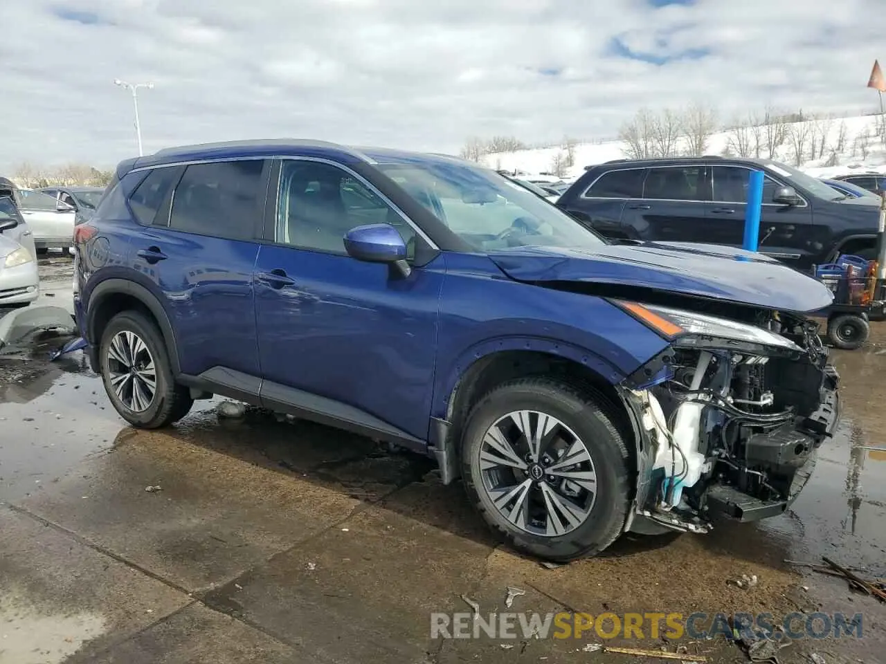 4 fotografías del automóvil dañado JN8BT3BB5PW350719 NISSAN ROGUE 2023