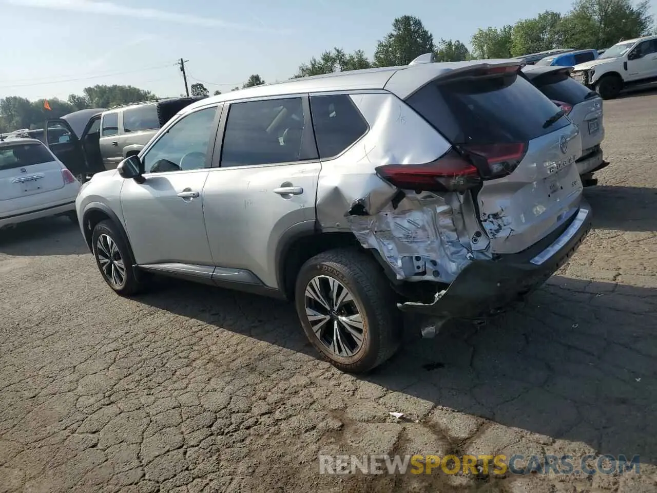 2 fotografías del automóvil dañado JN8BT3BB6PW488074 NISSAN ROGUE 2023